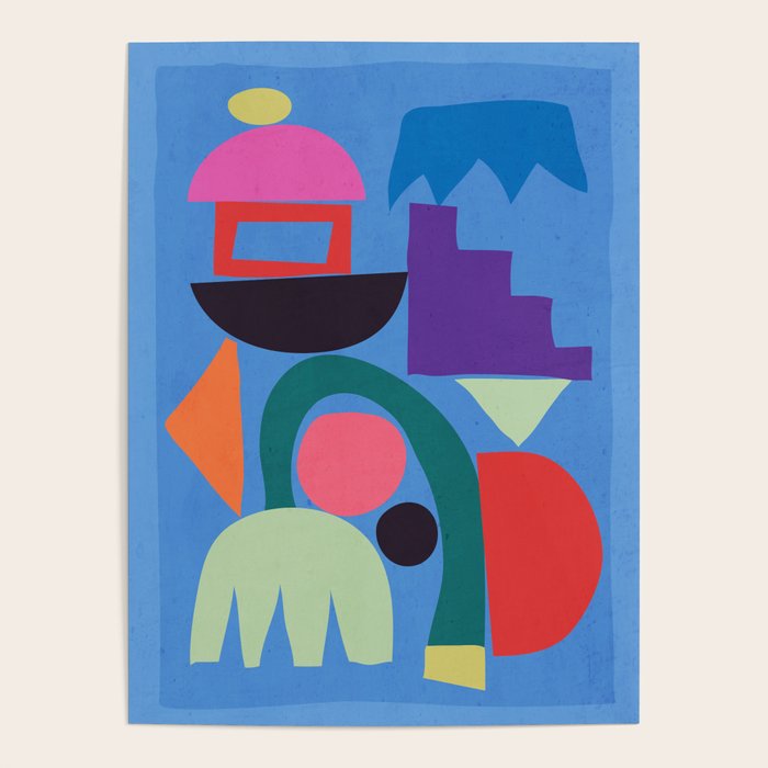 Abstract Shapes Modern Art 3 Poster Gallery Image 4