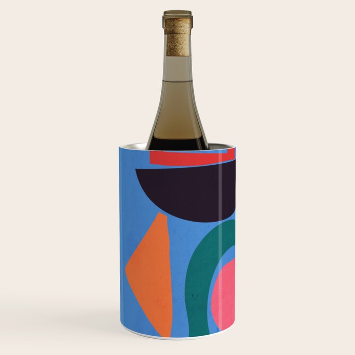 Abstract Shapes Modern Art 3 Wine Chiller Gallery Image 2