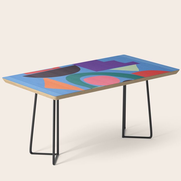 Abstract Shapes Modern Art 3 Coffee Table Gallery Image 1