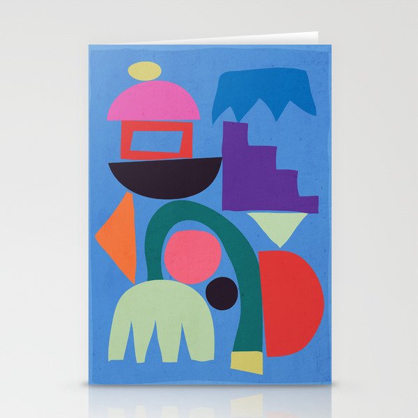Abstract Shapes Modern Art 3 Stationery Card Gallery Image 2