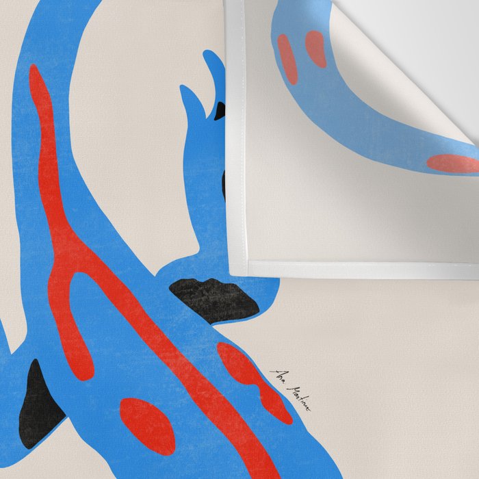 Colorful salamanders Wall Tapestry Gallery Image 3