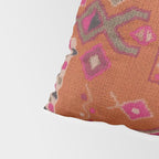 Moroccan Berber Geometric Pattern In Warm Earth Tones Pillow Sham Gallery Image 4