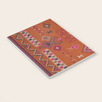 Moroccan Berber Geometric Pattern In Warm Earth Tones Notebook Gallery Image 3