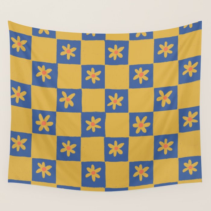Checkerboard Wall Tapestry Gallery Image 4