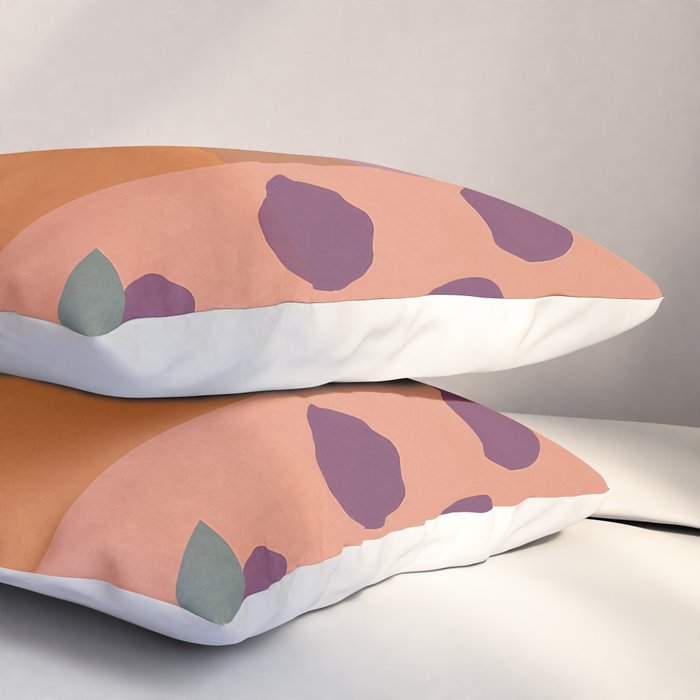 Abstract Leopard Portrait Pillow Sham Gallery Image 3
