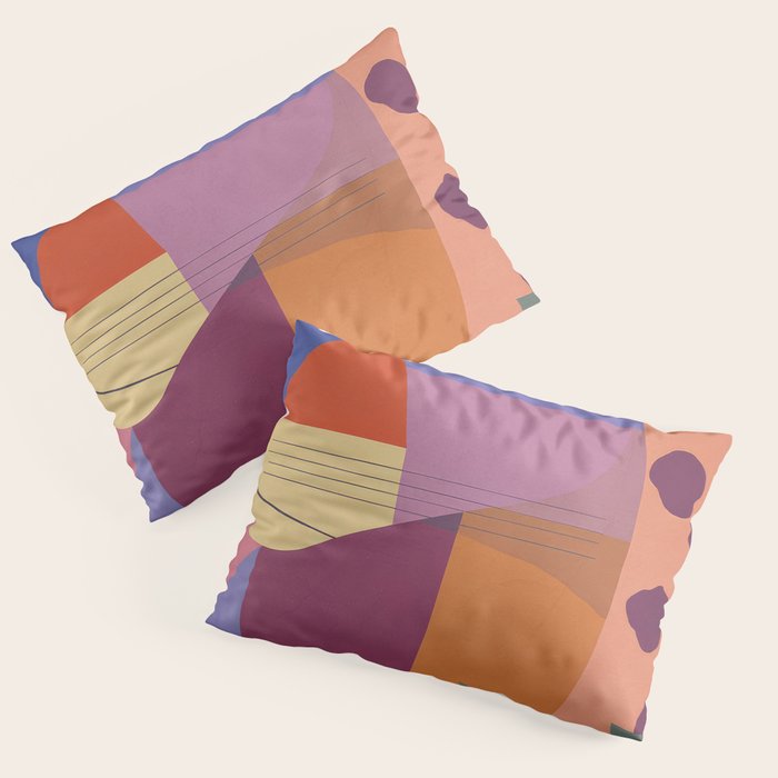 Abstract Leopard Portrait Pillow Sham Gallery Image 3