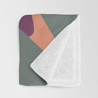 Abstract Leopard Portrait Throw Blanket Gallery Image 3