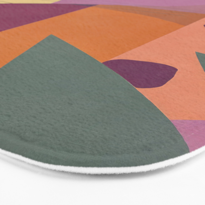 Abstract Leopard Portrait Bath Mat Gallery Image 3