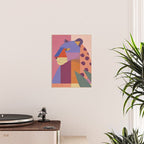 Abstract Leopard Portrait Poster Gallery Image 2