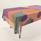 Abstract Leopard Portrait Tablecloth Gallery Image 1