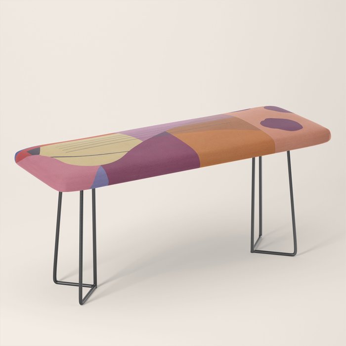 Abstract Leopard Portrait Bench Gallery Image 1