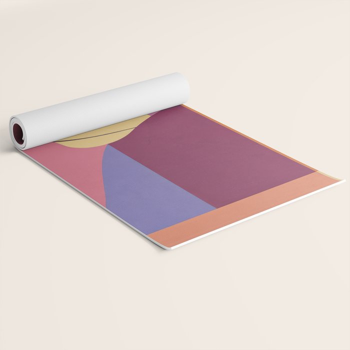 Abstract Leopard Portrait Yoga Mat Gallery Image 2