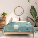 Mid Century Modern Atomic Abstract Pattern Comforter Gallery Image 3