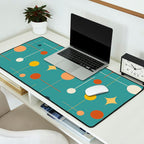 Mid Century Modern Atomic Abstract Pattern Desk Mat Gallery Image 2