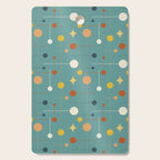 Mid Century Modern Atomic Abstract Pattern Cutting Board Gallery Image 1