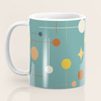 Mid Century Modern Atomic Abstract Pattern Coffee Mug Gallery Image 3