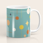 Mid Century Modern Atomic Abstract Pattern Coffee Mug Gallery Image 1