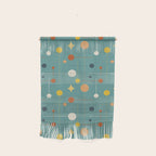 Mid Century Modern Atomic Abstract Pattern Wall Hanging Gallery Image 1