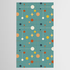 Mid Century Modern Atomic Abstract Pattern Tablecloth Gallery Image 2