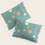 Mid Century Modern Atomic Abstract Pattern Pillow Sham Gallery Image 3