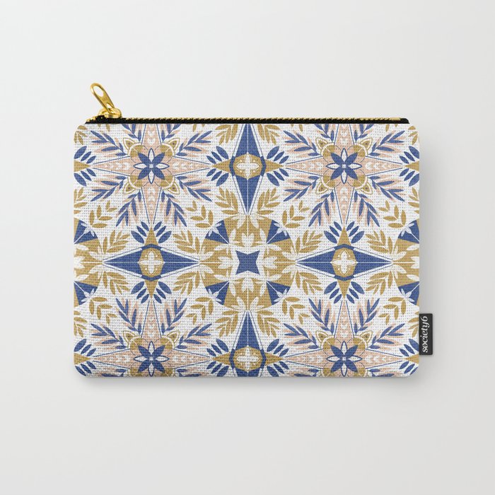 Modern circular nature tile B Carry All Pouch Gallery Image 1