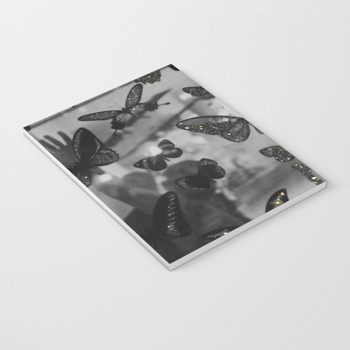 BLACK AND WHITE BUTTERFLIES | photo | sparkle and shine | wings | aesthetic | monochrome | fly  Notebook Gallery Image 3