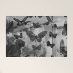 BLACK AND WHITE BUTTERFLIES | photo | sparkle and shine | wings | aesthetic | monochrome | fly  Welcome Mat Gallery Image 1