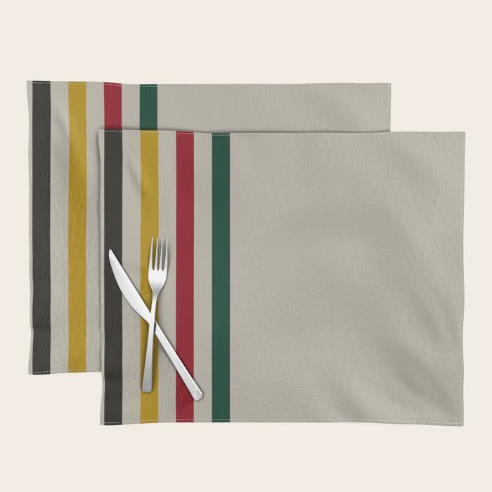 Trapper Stripes Placemat Gallery Image 1