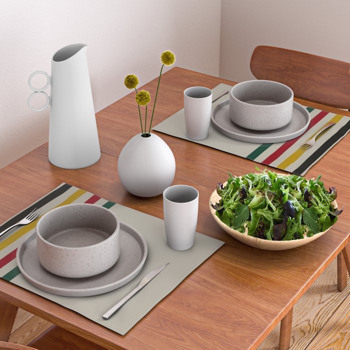 Trapper Stripes Placemat Gallery Image 2