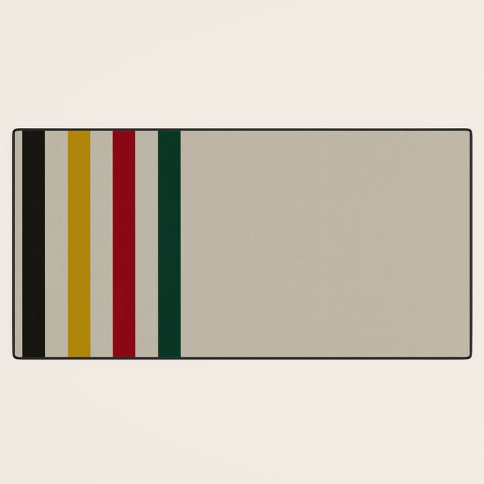 Trapper Stripes Desk Mat Gallery Image 3