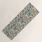 Halloween Pumpkins - dusky pastel  Yoga Mat Gallery Image 1