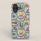 Halloween Pumpkins - dusky pastel  iPhone Case Gallery Image 1