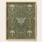 Celestial Forest Damask - fern green Serving Tray Gallery Image 1