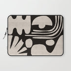 Matisse Inspired Cutouts in Black and White Laptop Sleeve Gallery Image 1