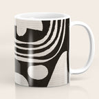 Matisse Inspired Cutouts in Black and White Coffee Mug Gallery Image 1
