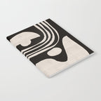 Matisse Inspired Cutouts in Black and White Notebook Gallery Image 2