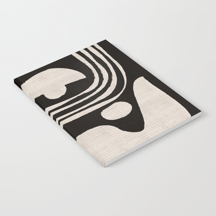 Matisse Inspired Cutouts in Black and White Notebook Gallery Image 2