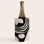 Matisse Inspired Cutouts in Black and White Wine Chiller Gallery Image 3