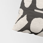 Matisse Inspired Cutouts in Black and White Pillow Sham Gallery Image 4