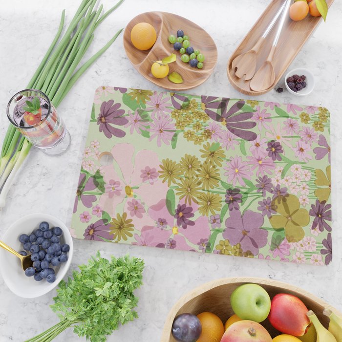 Vintage Garden Cutting Board Gallery Image 2