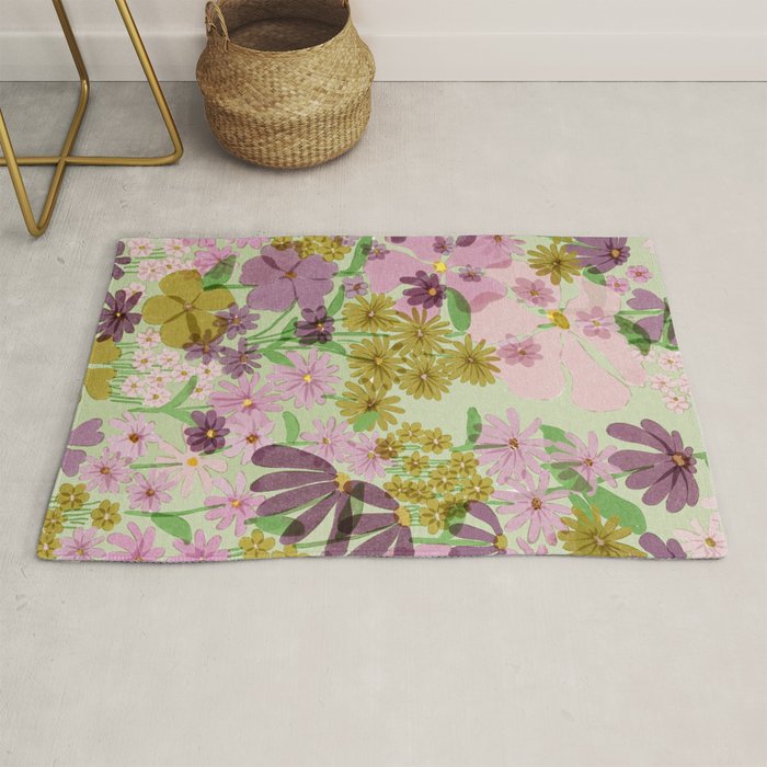 Vintage Garden Rug Gallery Image 1