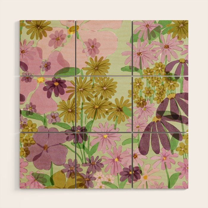 Vintage Garden Wood Wall Art Gallery Image 1