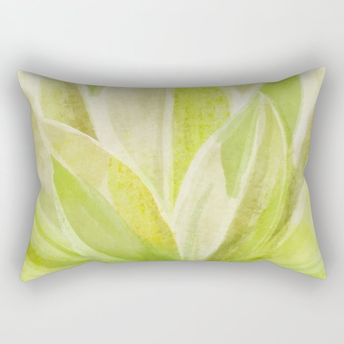 Agave Cactus in Morning Sunlight Rectangular Pillow Gallery Image 2