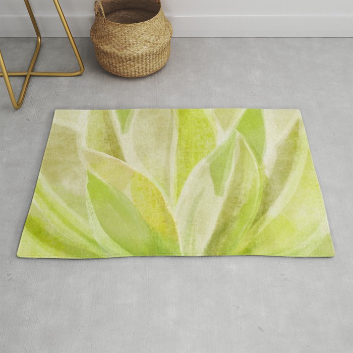 Agave Cactus in Morning Sunlight Rug Gallery Image 1