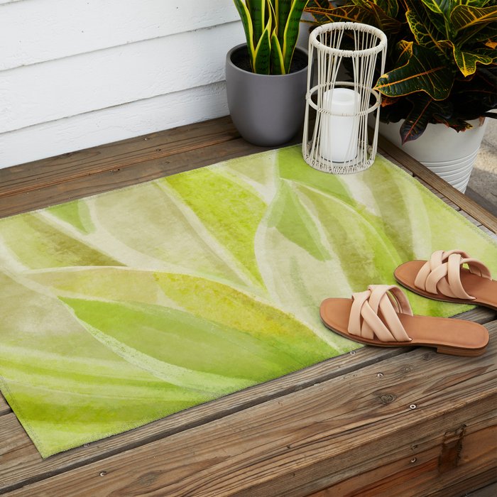 Agave Cactus in Morning Sunlight Outdoor Rug Gallery Image 2