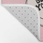 Gemini Conversation Heart Bath Mat Gallery Image 2
