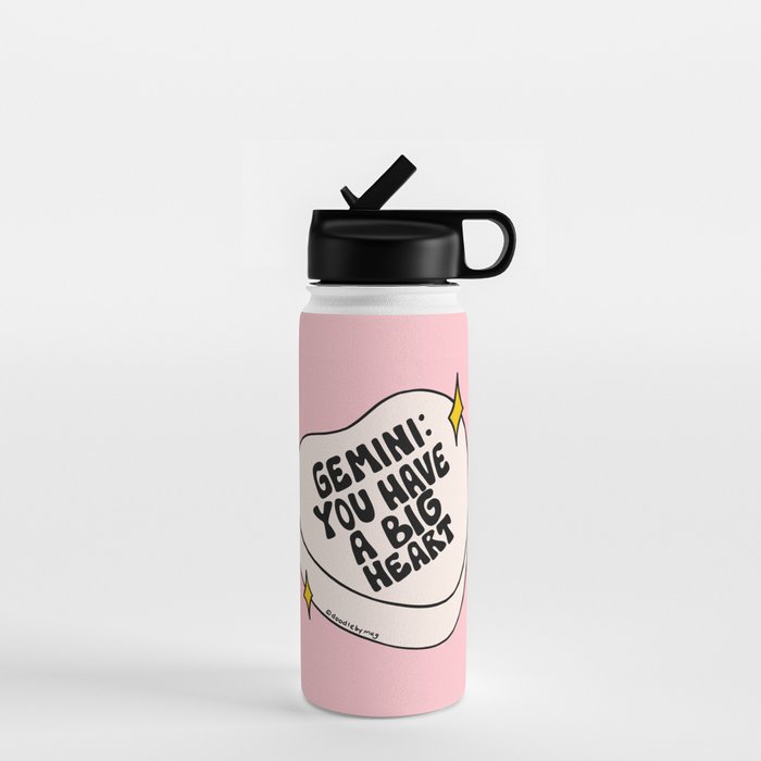 Gemini Conversation Heart Water Bottle Gallery Image 1