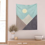 LANDSHAPES / Mountains - Day Wall Tapestry Gallery Image 2