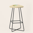 Fractal Geometric Bull Stool Gallery Image 1