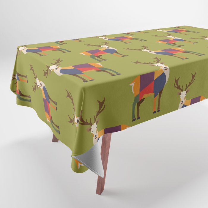 Red Deer Tablecloth Gallery Image 1